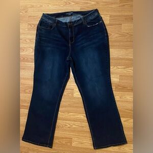 Maurices Deep Indigo Curvy Jeans